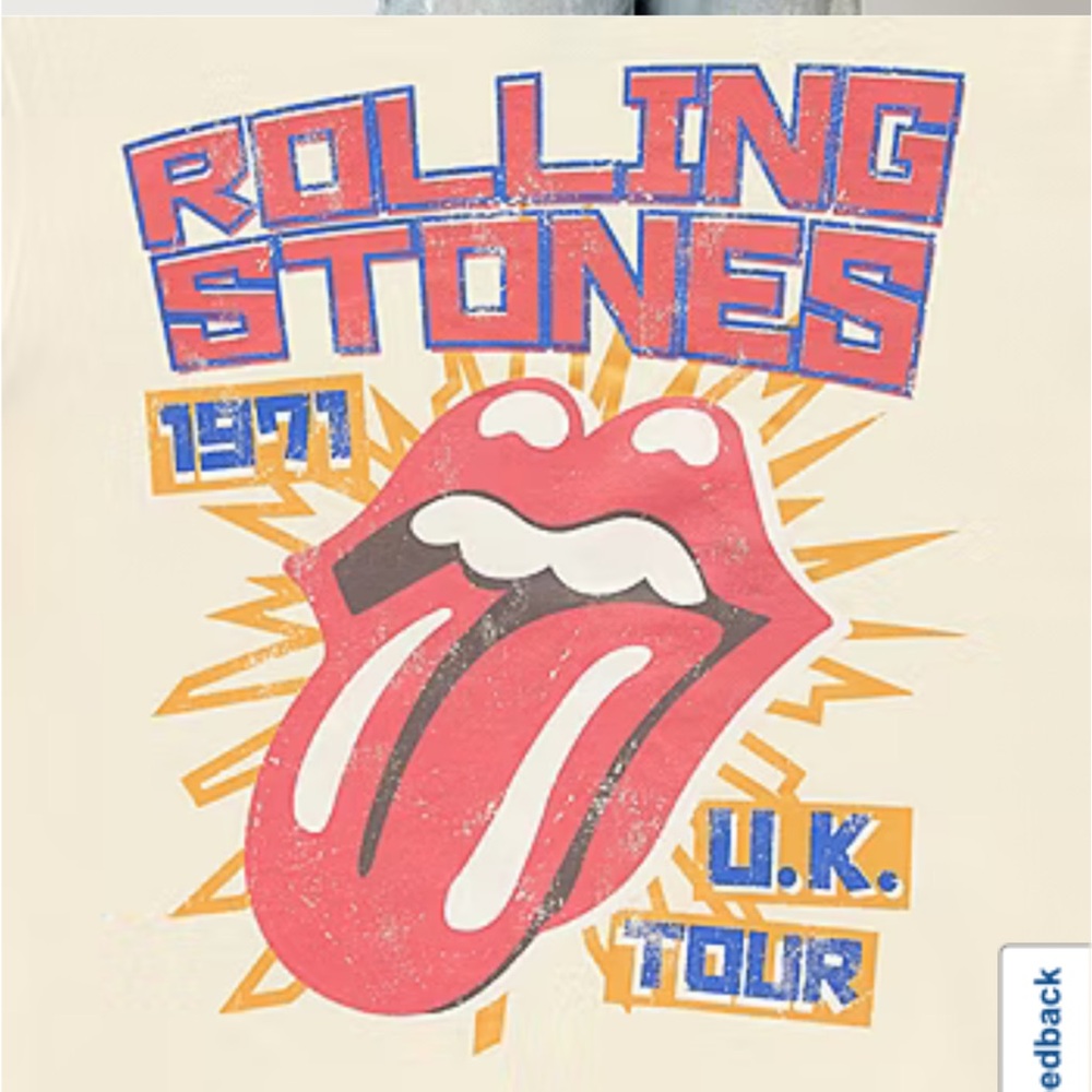 **NWT** the Rolling Stones Crewneck - Picture 2 of 5